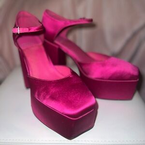 Jeffrey Campbell OVR-N-OUT PINK/ROSE 7.5
